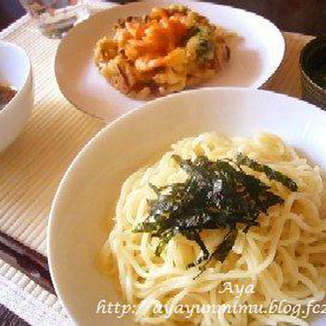 ざるラーメン