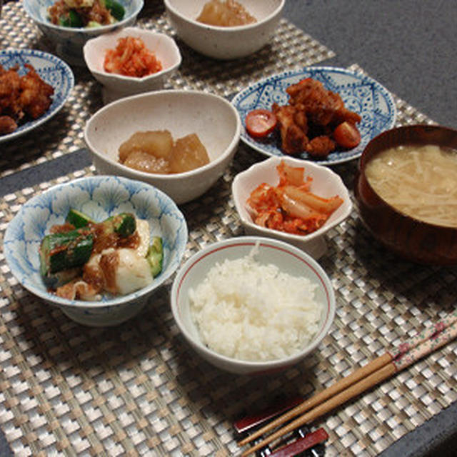 チキンのキムチ揚げ＆うみぁ～っ手羽