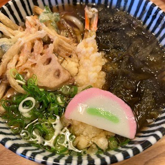 八尾市志紀の寿司屋「道楽」で朝うどん