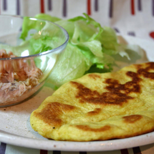 お豆腐で作る、本格ナン。