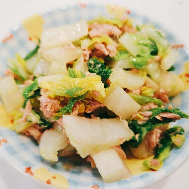 【過去レシピ】白菜の副菜はこれで決まり超簡単おすすめレシピ♡白菜とツナのうま塩ナムル