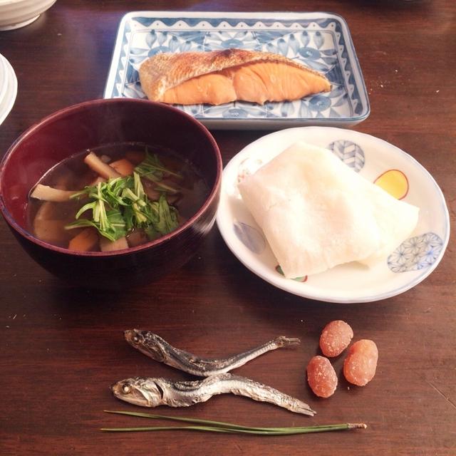 1月1日元旦の朝ごはん。