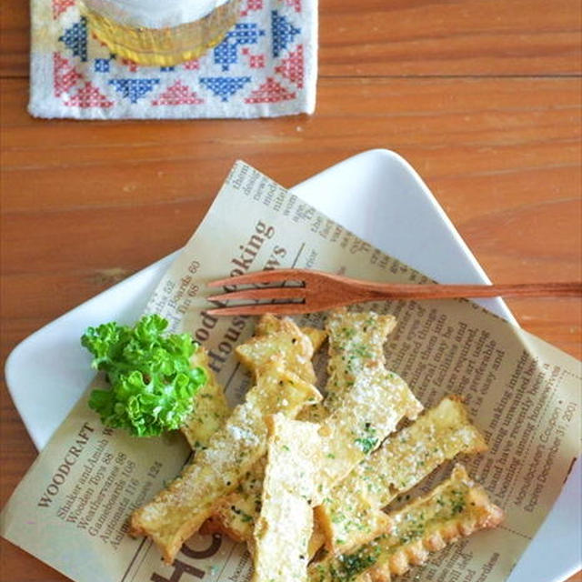 レンジで簡単！厚揚げチップス