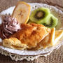 素を使って＜バナナのパンケーキ＞