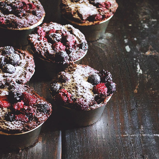 Mixed Berry & Chocolate Muffins