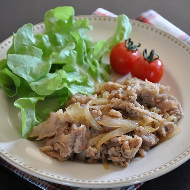 【真由美さんの神ワザ☆ストックおかず】家計の味方☆豚こまと玉ねぎの甘辛炒め
