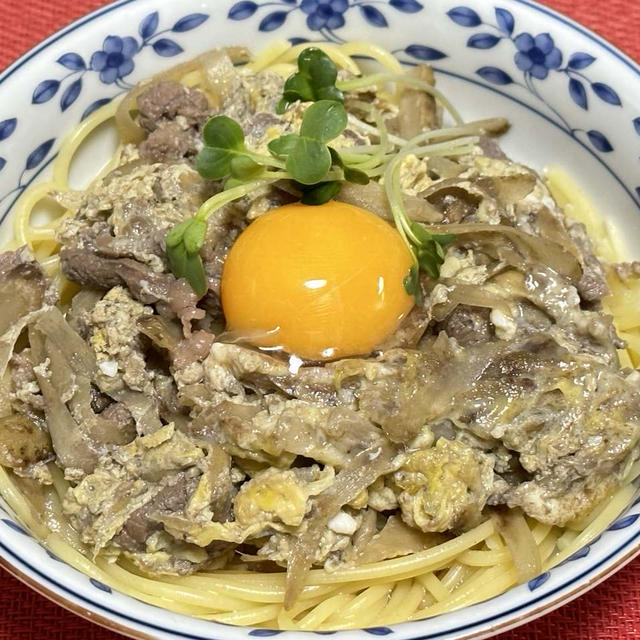 薬膳ってなぁに？今日は人間関係運アップのパスタがラッキー、牛こま柳川風パスタで薬膳！