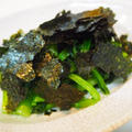 小松菜サラダと黒七味大根