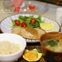 Senape giapponese ☆ ぷちぷち大粒マスタードのせ塩麹漬け豚ロース焼き