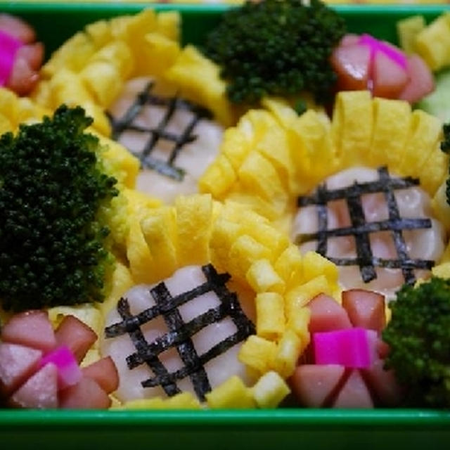 お花畑のお弁当