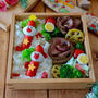 ローストビーフでお花のお弁当＊