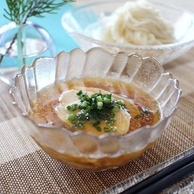 「捨てないで！」茹で鶏の茹で汁活用♪極ウマ鶏だし素麺