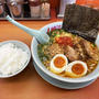 旨辛スタミナラーメンを啜る 〜半ライスセット・豚バラチャーシュー（3枚）・海苔5枚・山岡家〜