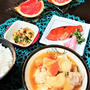 【おうちごはん】豚汁レシピ　と　リメイク　　　【久々に豚汁メインの夕食！】