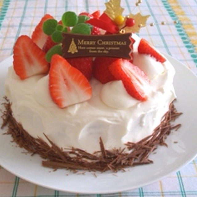 チョコスポンジのクリスマスケーキ 試作しました By Shioriさん レシピブログ 料理ブログのレシピ満載