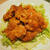 鶏のから揚げとカレー風味のスープ