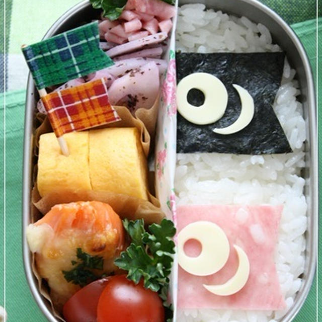 こどもの日キャラ弁 こいのぼり弁当 By Asamiさん レシピブログ 料理ブログのレシピ満載