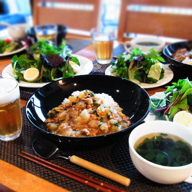 とろとろ白菜のあんかけご飯☆壊れた？？