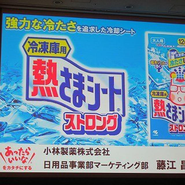 冷凍庫から出してすぐに使えてめっちゃヒエヒエ～ ～冷凍庫用熱さまシートストロング（小林製薬）～