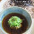 夏にオクラと青紫蘇入りの蕎麦つゆ
