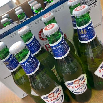 イタリアのビール「ペローニナストロアズーロ」！！！
