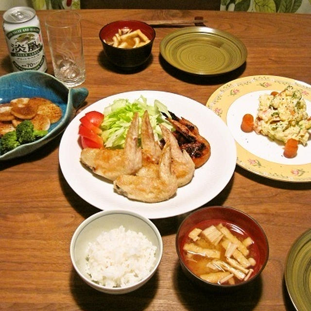 鶏手羽のグリル２種