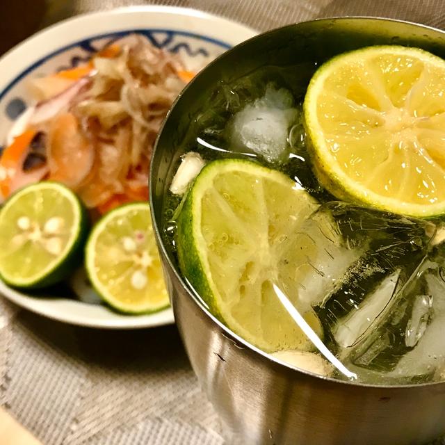 何でもかんでもかぼすを絞って