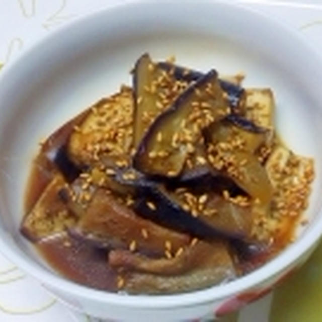 簡単！茄子のレンジ煮