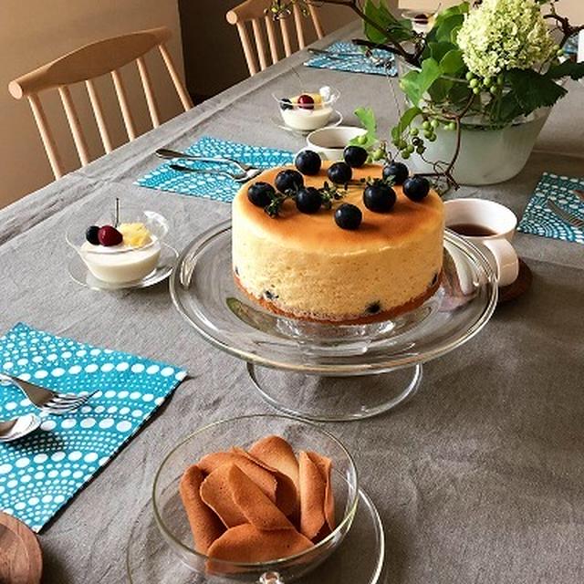 スフレチーズケーキを作ってきました