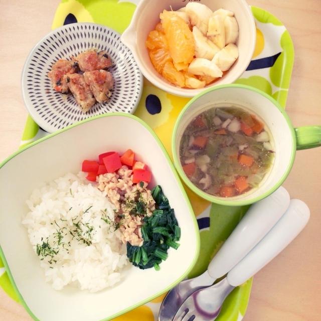 息子の朝ごはん