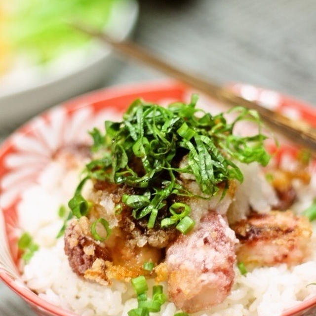 剣先イカのおろし醤油丼 / 男子中学生弁当