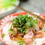 剣先イカのおろし醤油丼 / 男子中学生弁当