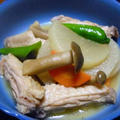 鶏スペアリブと大根の炒め煮