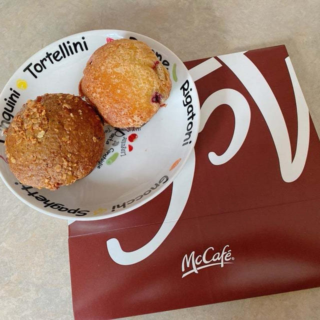 昨日のマフィンがある