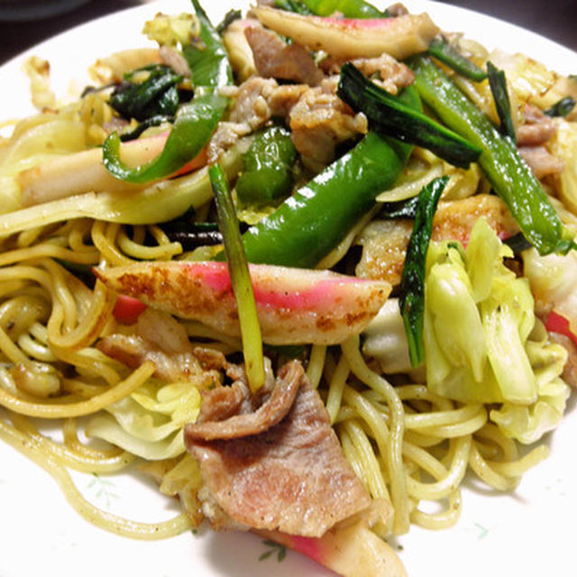 行者ニンニク入り塩焼きそばの話