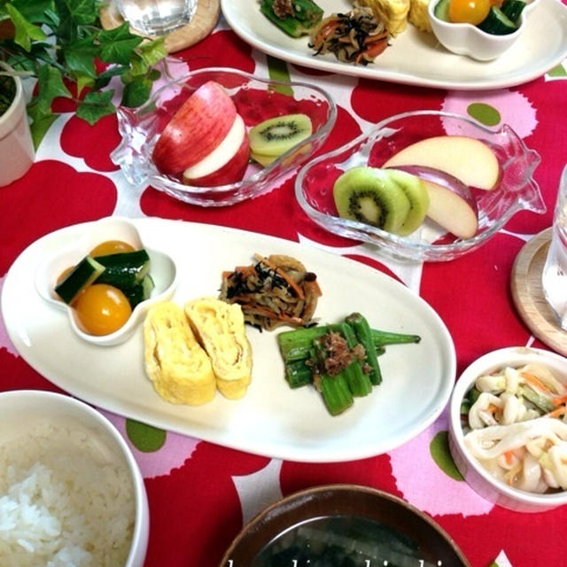 朝ごはんと高校生弁当…とお詫びです