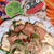 スパムちゃんぷるー＆大根のおかかサラダ（お家カフェ）
