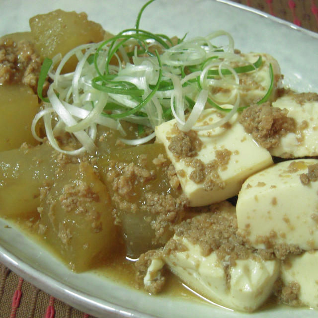 冬瓜と豆腐のそぼろ煮