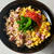 火を使わず時短で完成♪ 電子レンジで作る可愛い3色丼（紅生姜トッピング）