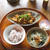 一汁一菜。筍入り大豆ミートの麻婆豆腐、十三穀入りご飯、お味噌汁