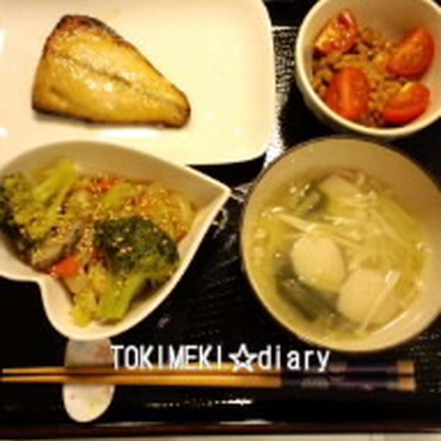 ブロッコリーとキャベツのほっこり煮☆昨日の夜ごはん