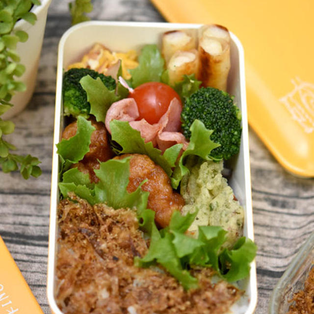中学生男子弁当｜手作りだしがらふりかけ弁当｜新学期早々、やらかした話