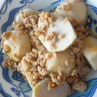生姜たっぷり♪里芋のそぼろに煮★