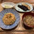【献立】キムチチャーハン、茄子のグリル、ピクルス、なめこのお味噌汁