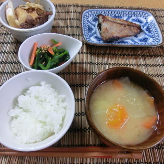 和食の夕ご飯