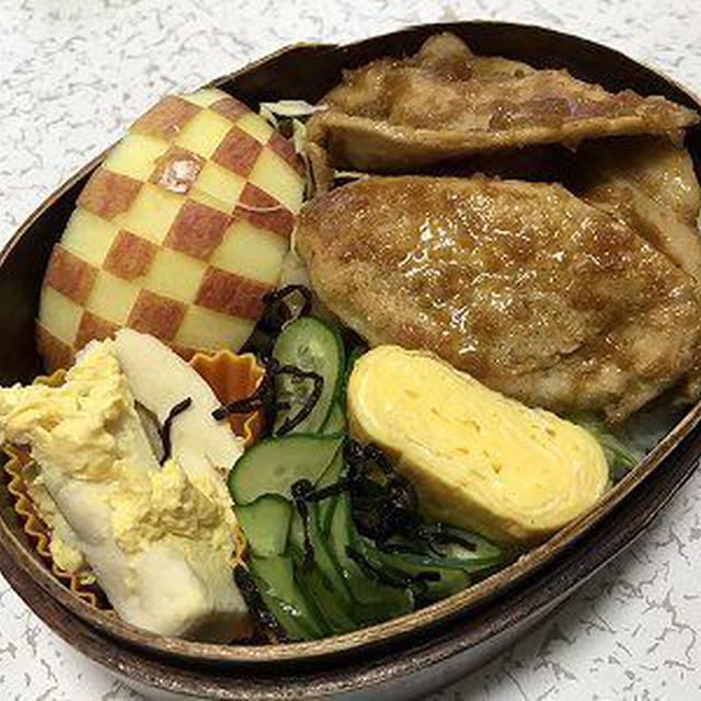 弁当男子復活！豚の生姜焼き丼弁当