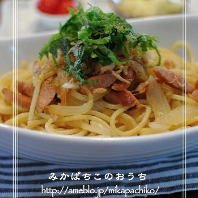 塩麹入り豆乳プリンと話題入りパスタ。