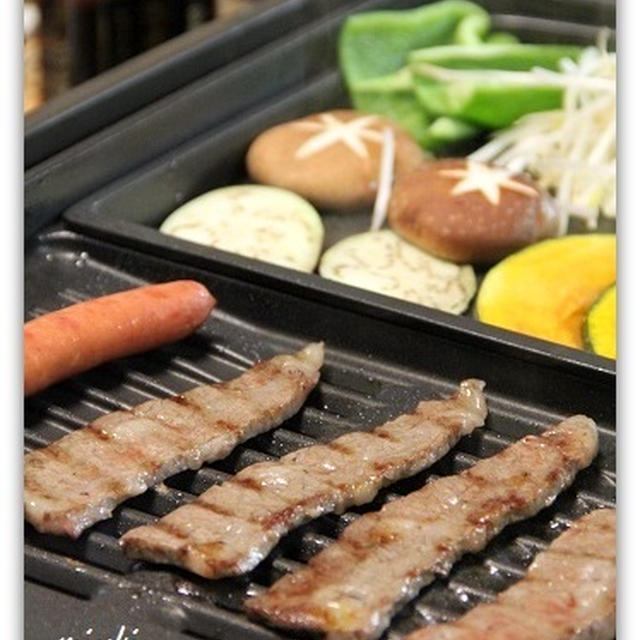 おうち焼き肉は野菜がたっぷり♪