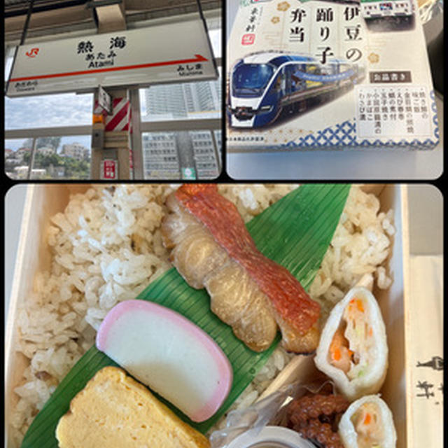 朝ごはんに熱海駅で駅弁「伊豆の踊子弁当」