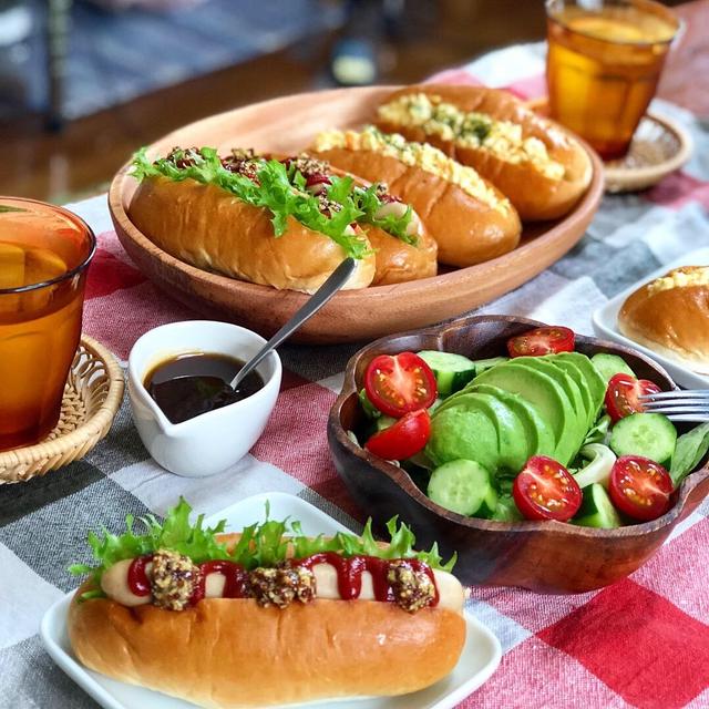 休日の朝食に！簡単ホットドッグとタマゴサンド